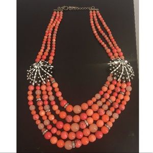 Chloe + Isabel Heirloom Coral Statement Necklace